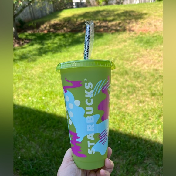 NEW! Starbucks Summer 2024 UV Color Changing Reusable Cold Cup With Straw 24 oz - Picture 3 of 8